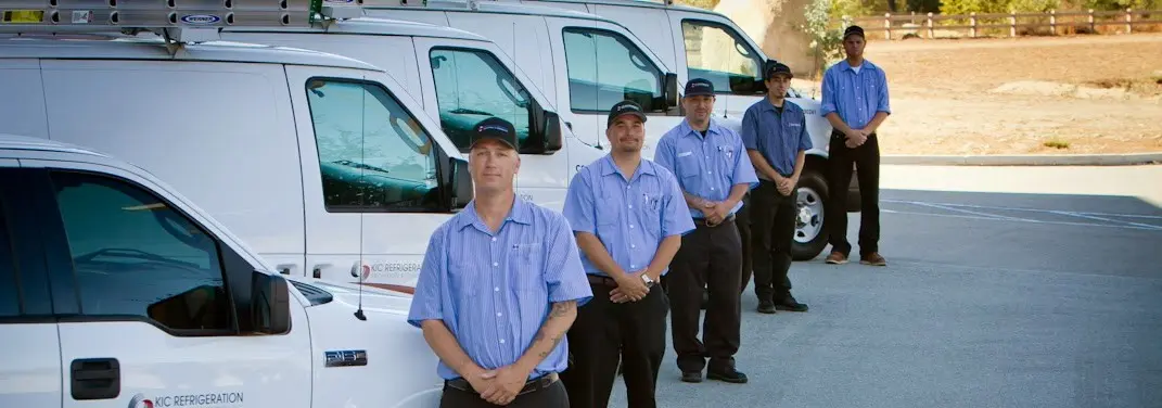 KIC Refrigeration crew ready for Mini Split Repair jobs across Homeland Park